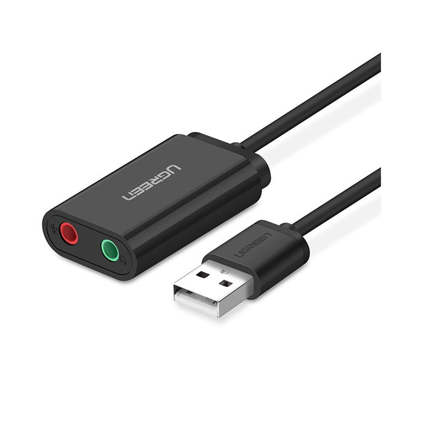 Hướng dẫn chi tiết cách kiểm tra card âm thanh laptop nhanh chóng chuẩn xác 4 Cáp chuyển từ USB 2.0 to 3.5 Ugreen UG-30724 hỗ trợ kiểm tra âm thanh