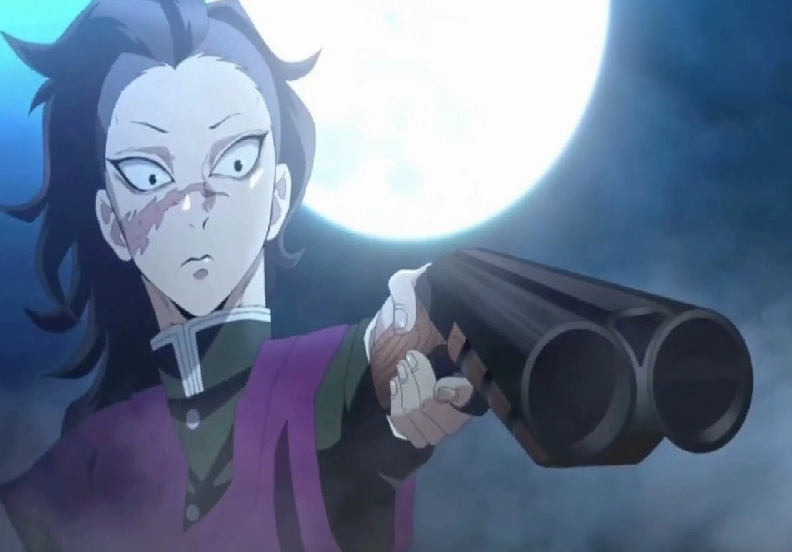 Chân dung cận cảnh Kimetsu no Yaiba Genya Shinazugawa