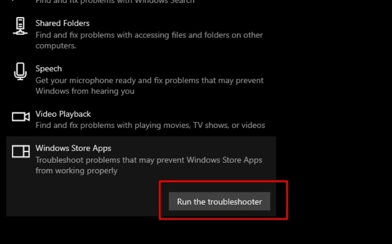 Chạy trình khắc phục sự cố của Windows để sửa lỗi không mở được ứng dụng máy tính