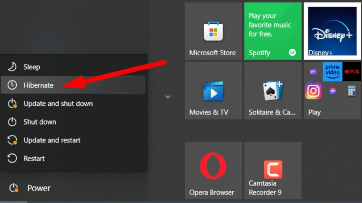 Hướng dẫn chi tiết cách tắt laptop đúng chuẩn và an toàn nhất năm 2026 17 Chế độ Hibernate không phải là lựa chọn tối ưu