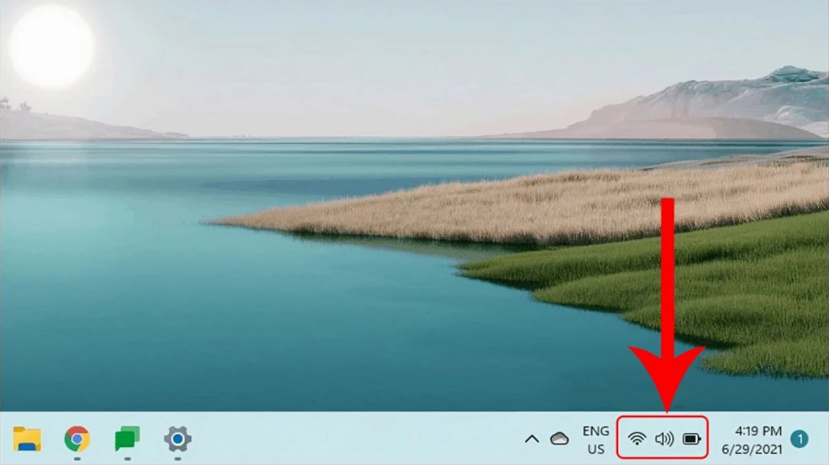 Hướng dẫn chi tiết cách bật bluetooth trên laptop dell inspiron nhanh chóng nhất 11 Chọn biểu tượng Trung tâm hành động