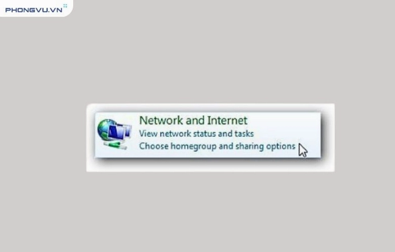 Hướng dẫn chi tiết cách thêm máy in vào laptop nhanh chóng và hiệu quả 18 Chọn Network and Internet trong cài đặt Windows