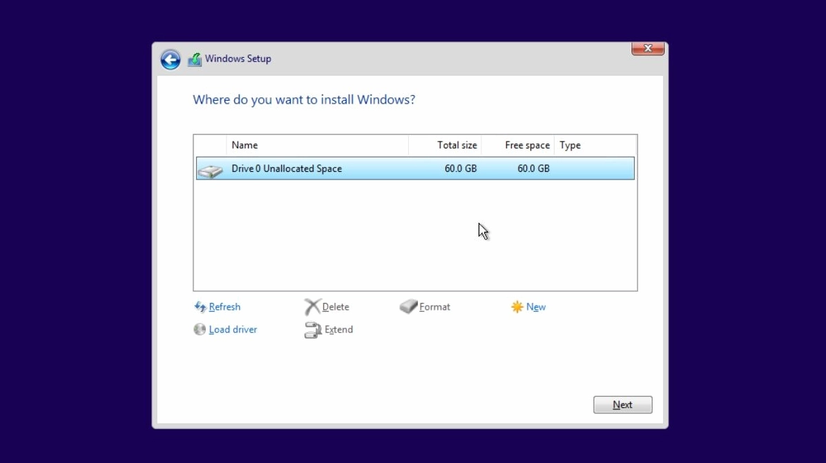 Hướng dẫn chi tiết cách cài lại win 10 cho laptop đơn giản tại nhà 13 Chọn ổ đĩa cài Win