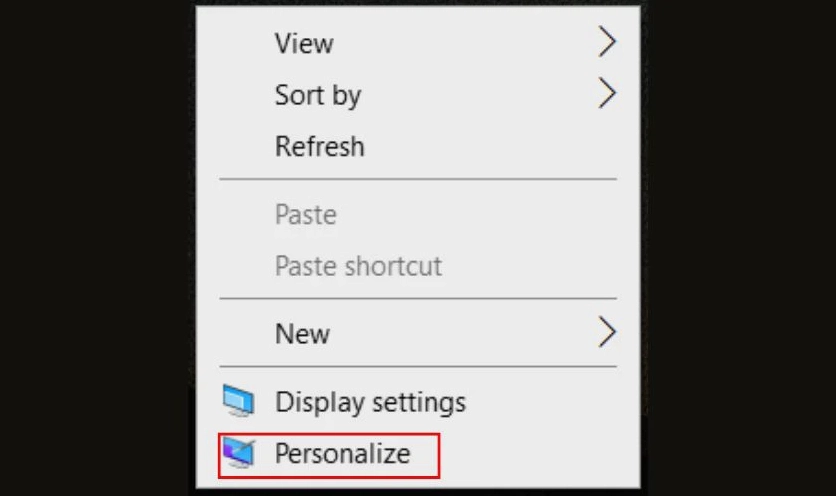 Hướng dẫn chi tiết cách làm cho laptop chạy mượt hơn trên hệ điều hành Windows 7 11 Chọn Personalize