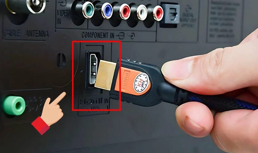 Chọn tên tivi cần kết nối trên màn hình máy tính