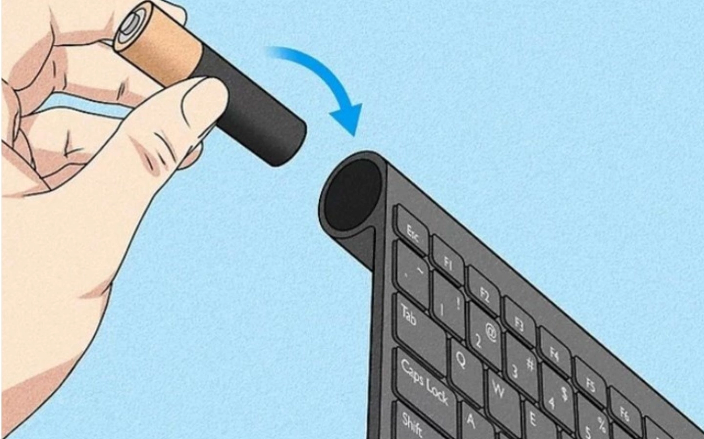 Chuẩn bị bàn phím bluetooth