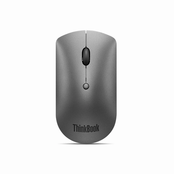 Chuột không dây Lenovo ThinkBook Silent màu xám kết nối Bluetooth