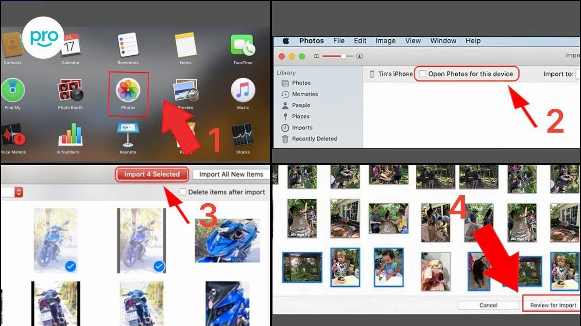 Hướng dẫn chi tiết cách gửi hình từ iPhone qua laptop nhanh chóng và đơn giản nhất 8 Chuyển ảnh bằng cáp USB trên hệ điều hành macOS