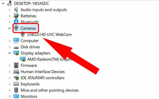 Hướng dẫn chi tiết cách bật camera trên laptop nhanh chóng và hiệu quả 21 Click chọn Cameras