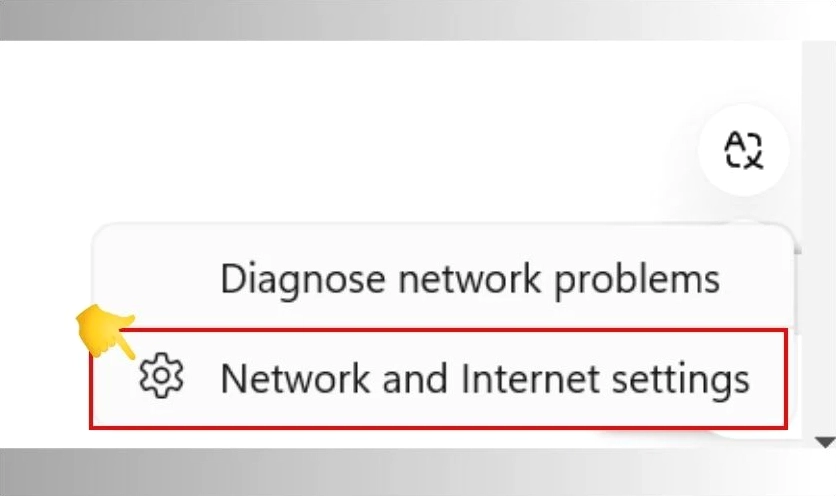 Hướng dẫn chi tiết cách truyền dữ liệu giữa 2 máy tính laptop hiệu quả nhất 18 Click và chọn mục Network and Internet Settings