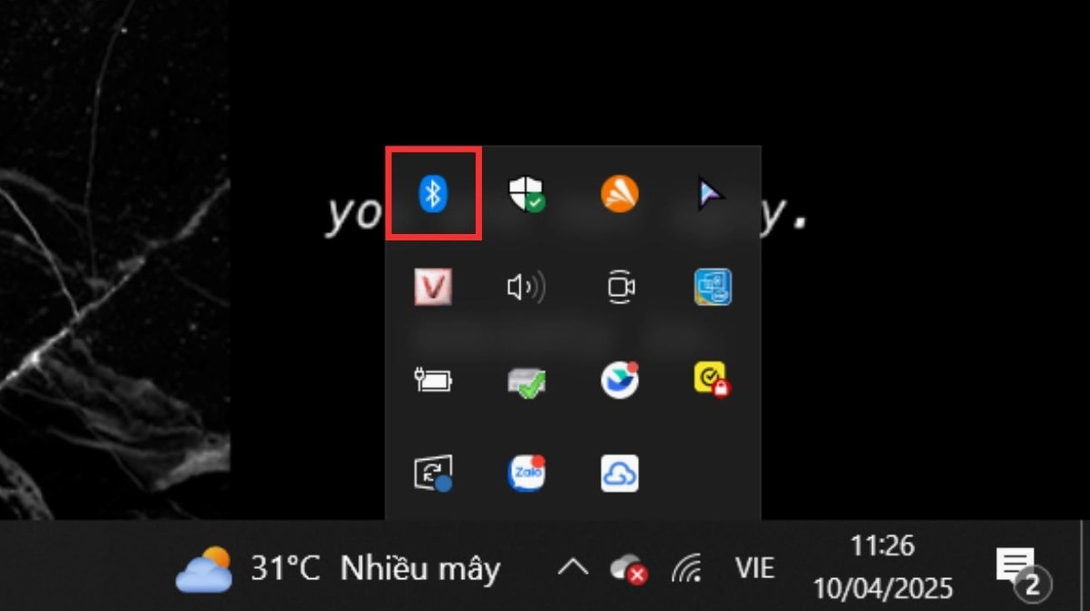 Hướng dẫn chi tiết cách bật bluetooth trên laptop dell inspiron nhanh chóng nhất 8 Click vào ô Bluetooth để bật