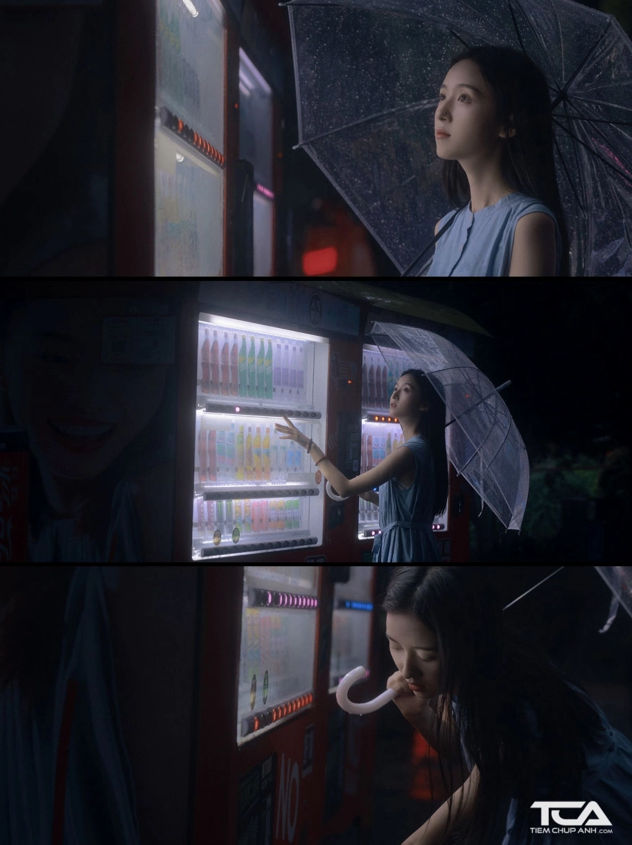 Bộ sưu tập 29 hình ảnh cô gái đứng dưới mưa buồn gợi cảm nhất 7 Cô gái cầm ô dưới mưa với vẻ đẹp tự nhiên và quyến rũ