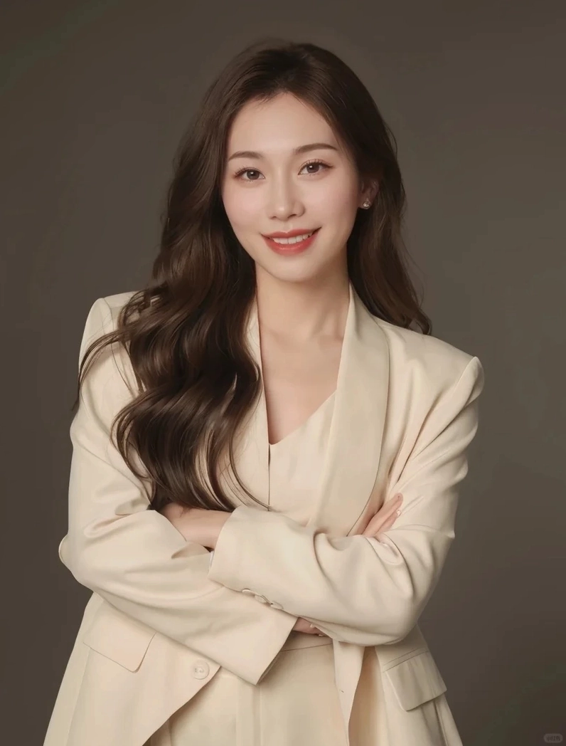 Cô gái mặc đồ công sở công ty nổi bật giữa dàn đồng nghiệp