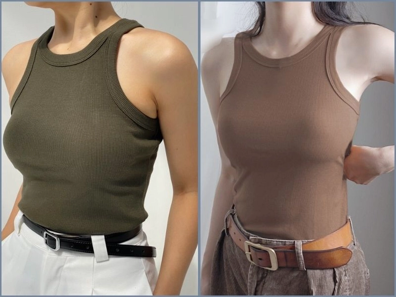 Cô nàng Trà My khoe nhan sắc rạng rỡ với mẫu áo ba lỗ nữ đẹp hút hồn