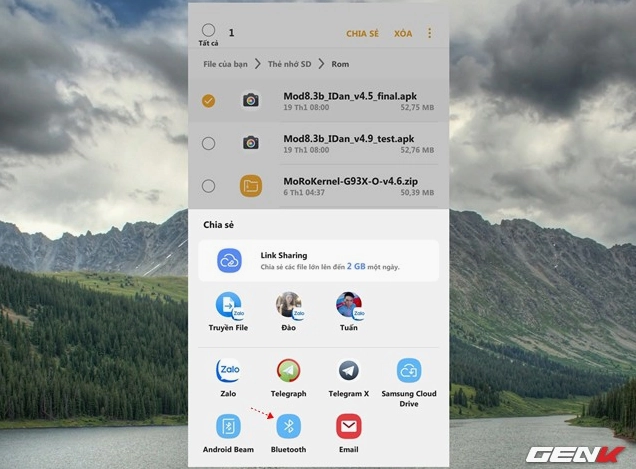 Hướng dẫn chi tiết cách bắn bluetooth từ điện thoại vào laptop nhanh chóng và hiệu quả nhất 2026 12 Cửa sổ cấu hình máy tính đang ở trạng thái chờ nhận dữ liệu đến