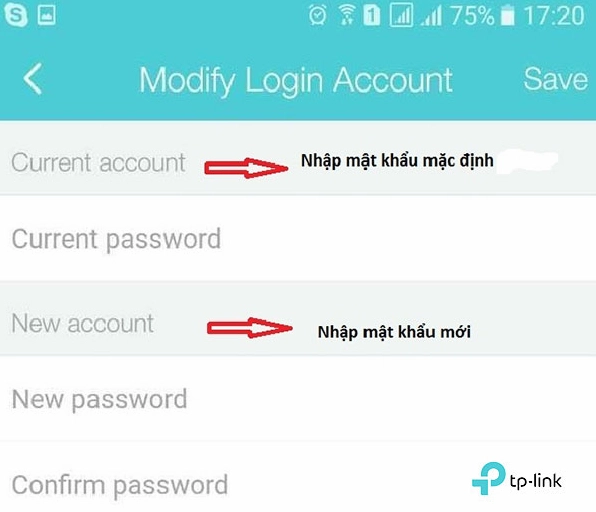 Hướng dẫn chi tiết cách đổi mật khẩu wifi trên laptop đơn giản và an toàn nhất 25 Cuối cùng, bạn đổi mật khẩu cục phát tùy theo ý thích của mình tại mục ModiFy Login Account