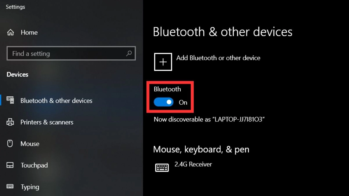 Hướng dẫn chi tiết cách bật bluetooth trên laptop dell inspiron nhanh chóng nhất 25 Đảm bảo Bluetooth đã được bật trên thiết bị
