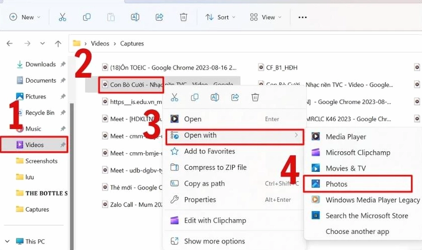 Đến bộ chỉnh sửa trong máy tính để cắt video không cần tải phần mềm