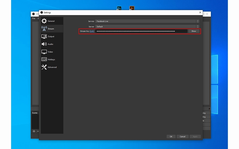 Điền chính xác Live Key