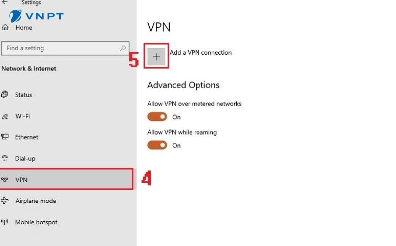 Hướng dẫn chi tiết cách bật VPN trên laptop nhanh chóng và an toàn 8 Điền thông tin nhà cung cấp và tên kết nối VPN