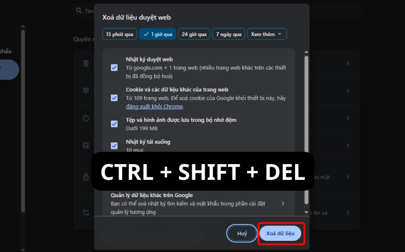 Hướng dẫn chi tiết cách dọn rác laptop an toàn và tăng tốc độ xử lý nhanh nhất năm 2026 25 Dọn dẹp trình duyệt Web Chrome, Edge, Cốc Cốc