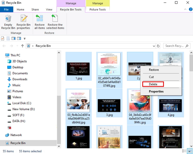 Hướng dẫn chi tiết cách dọn rác laptop an toàn và tăng tốc độ xử lý nhanh nhất năm 2026 22 Dọn thùng rác máy tính