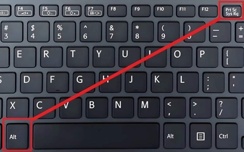 Dùng tổ hợp phím Alt và PrtSc để chụp cửa sổ đang hoạt động