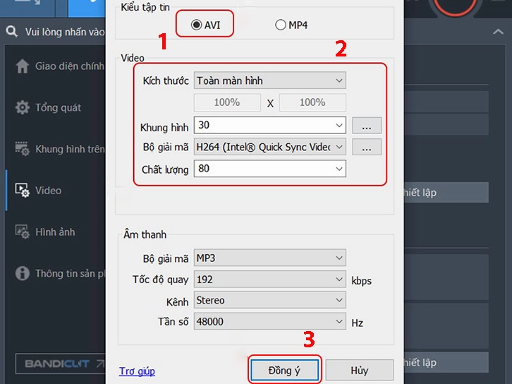 Dùng ứng dụng Bandicam quay màn hình laptop, máy tính