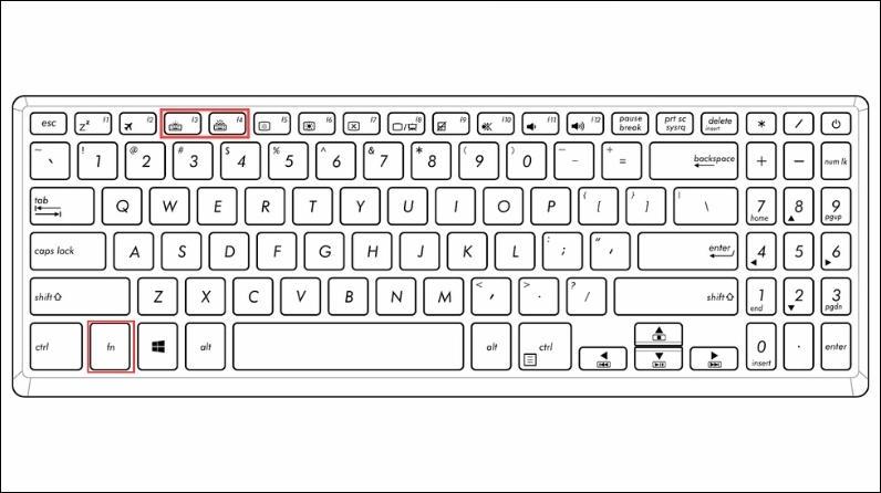 Hướng dẫn chi tiết cách bật đèn bàn phím laptop Asus nhanh chóng và đơn giản 5 Fn + F4 và Fn + F3