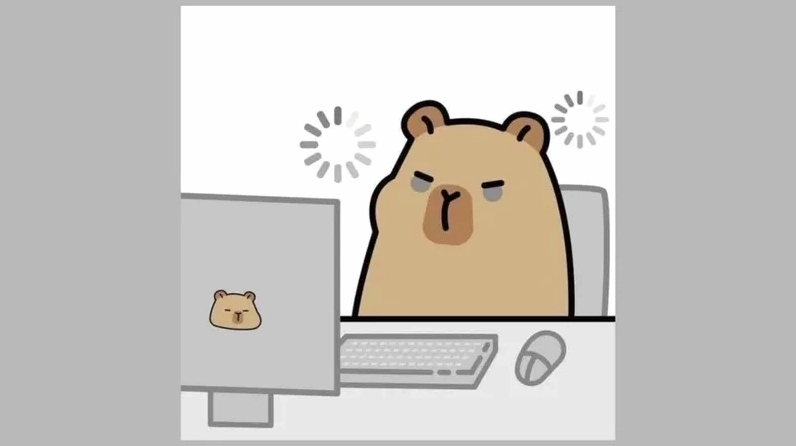 Funny funny capybara meme hài hước tạo không khí vui vẻ cho mọi người
