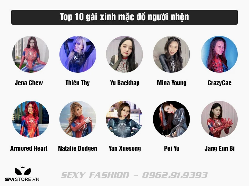 Gái xinh hóa thân thành người nhện đầy gợi cảm và phá cách