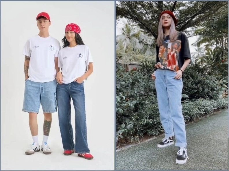 Gái xinh mặc áo rộng khoe thần thái tự nhiên trong outfit phối đồ trẻ trung đầy sức sống