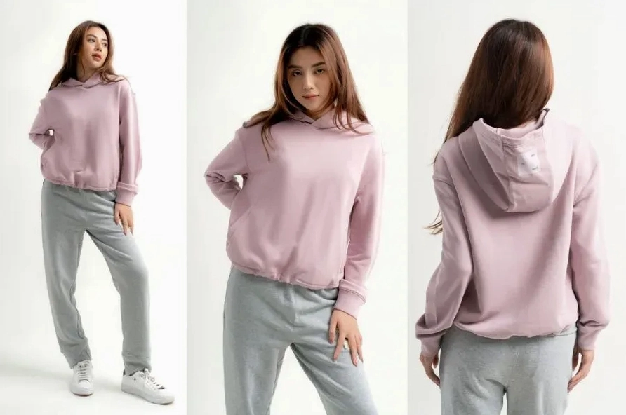Gái xinh mặc hoodie mix quần nỉ dài khoe vẻ đẹp tự nhiên quyến rũ