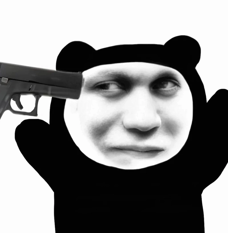 Gấu trúc bựa đang suy tư về nhân sinh quan đầy vẻ triết lý