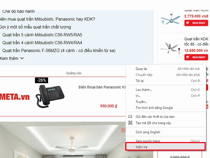 Giao diện cài đặt tắt JavaScript trên trình duyệt Chrome