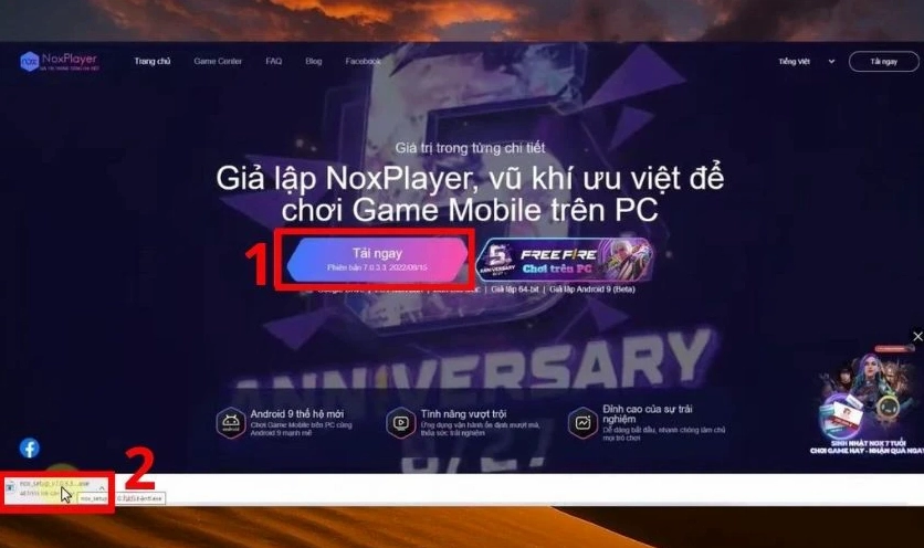 Giao diện chính của một phần mềm giả lập Android đang chạy trên máy tính