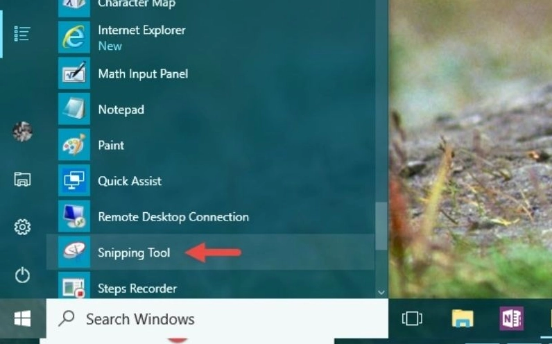 Giao diện công cụ Snipping Tool hỗ trợ cách chụp màn hình máy tính win 7 linh hoạt