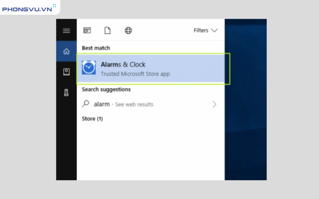 Hướng dẫn chi tiết cách đặt báo thức trên laptop nhanh chóng và hiệu quả 2 Giao diện danh sách báo thức trên laptop