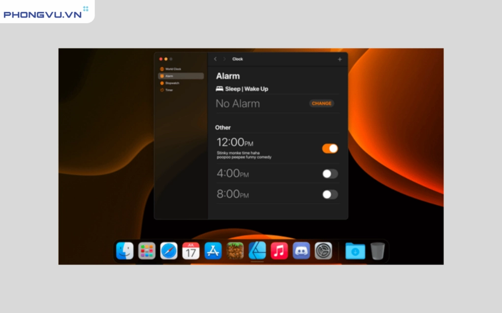 Hướng dẫn chi tiết cách đặt báo thức trên laptop nhanh chóng và hiệu quả 26 Giao diện danh sách lịch trình