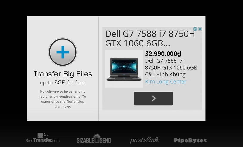 giao diện Plusstranfer