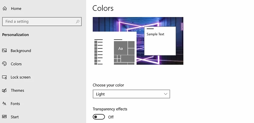 Hướng dẫn chi tiết cách làm cho laptop win 10 chạy nhanh hơn hiệu quả 13 Giao diện tắt hiệu ứng đồ họa và biểu tượng trong suốt trên máy tính