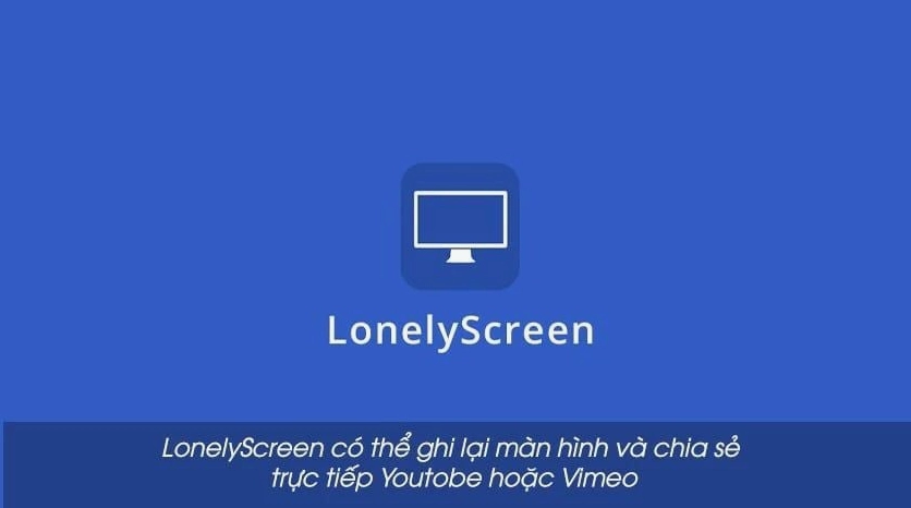 Giao diện tính năng của phần mềm 5KPlayer và LonelyScreen khi trình chiếu