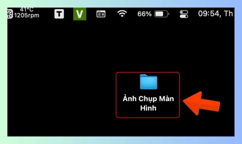 Giao diện tuỳ chọn thư mục lưu ảnh chụp màn hình trên máy Mac