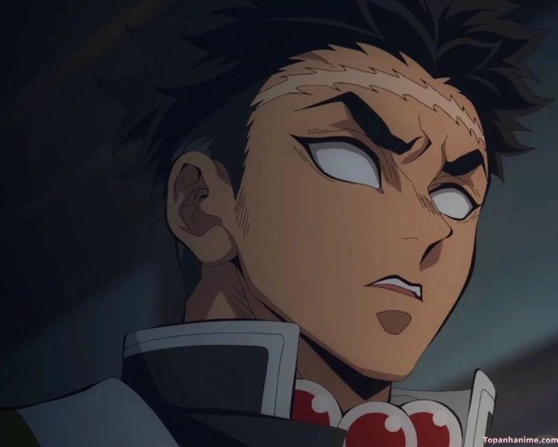 Gyomei trò chuyện ân cần cùng các trụ cột khác