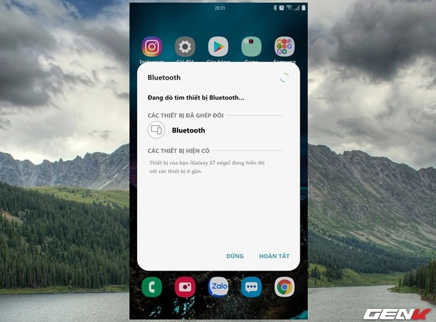 Hướng dẫn chi tiết cách bắn bluetooth từ điện thoại vào laptop nhanh chóng và hiệu quả nhất 2026 7 Hệ thống máy tính đang trong quá trình quét tìm các thiết bị khả dụng xung quanh