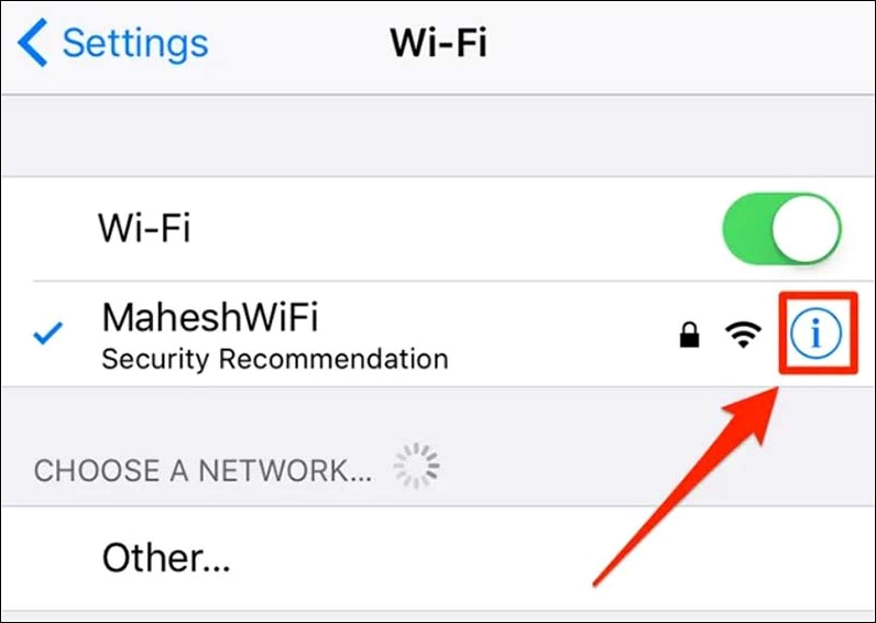 Hướng dẫn chi tiết cách dò pass wifi trên laptop nhanh chóng và chính xác nhất năm 2026 18 Hình ảnh bước một cấu hình router trên thiết bị Apple