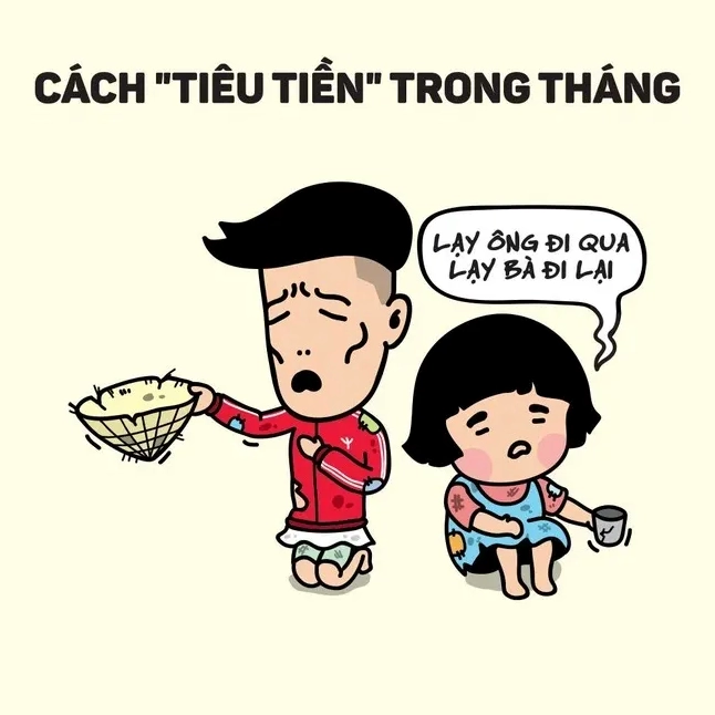 Hình ảnh chế hóa thân thành người hành khất chuyên nghiệp vì quá nghèo