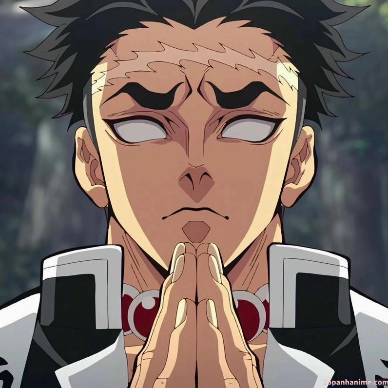 Hình ảnh Gyomei rơi lệ thương xót cho sinh linh