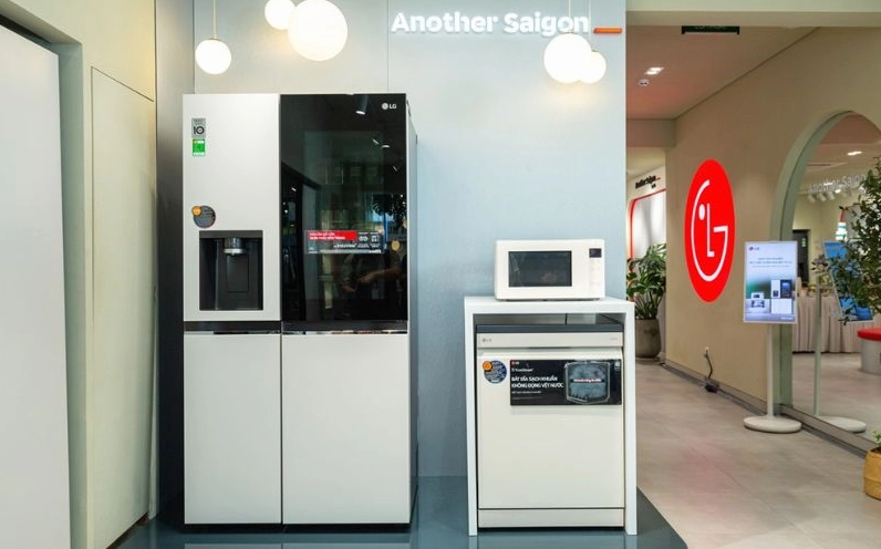 Hình ảnh lò vi sóng LG chính hãng dùng cho các dự án bếp