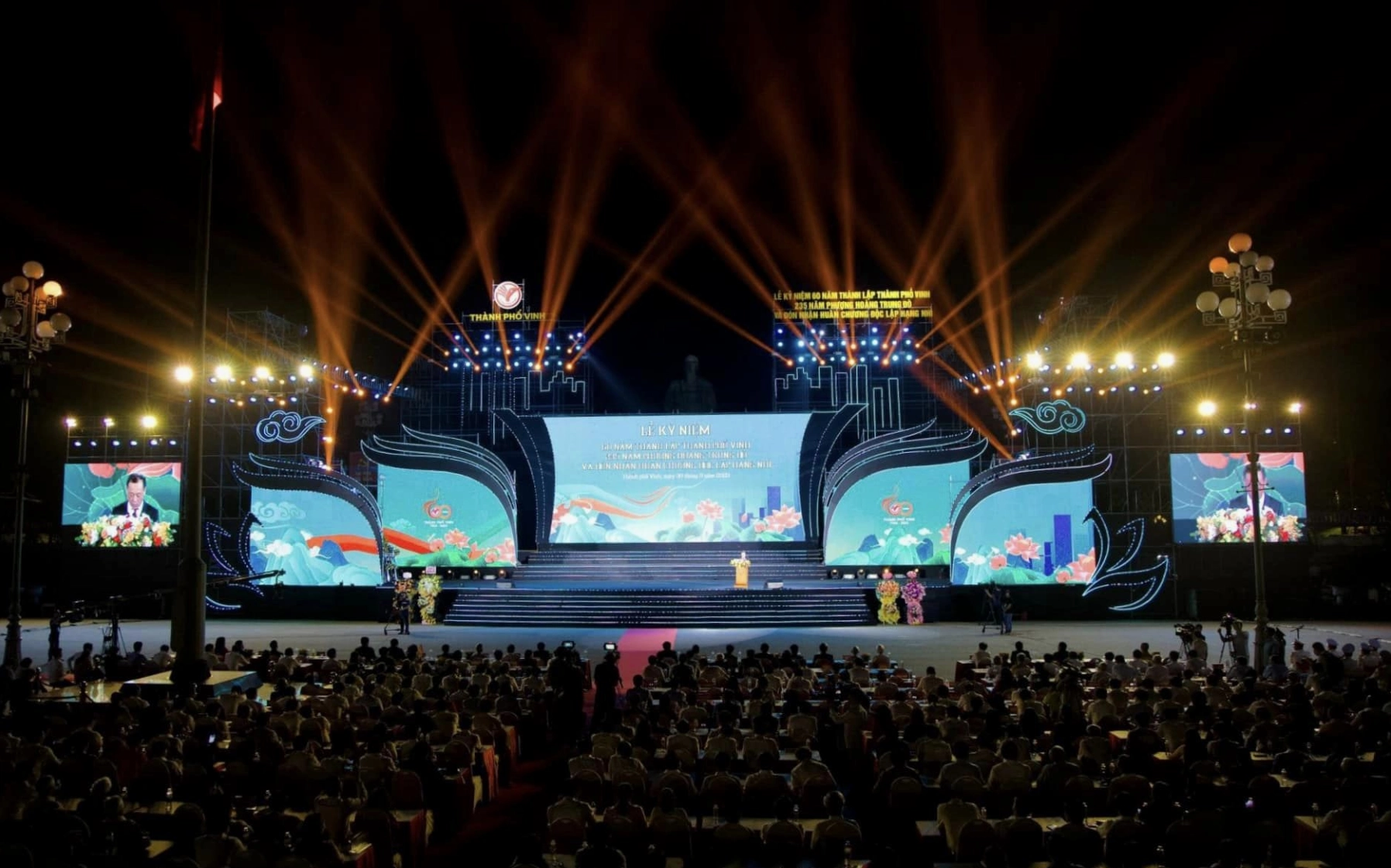 Hình ảnh màn hình LED sự kiện trên sân khấu chuyên nghiệp